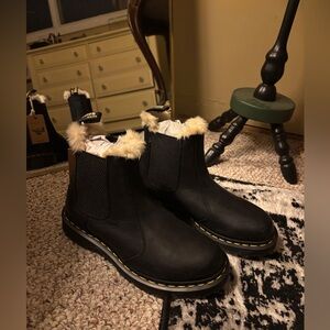 Dr. Martens Black Leather Boots